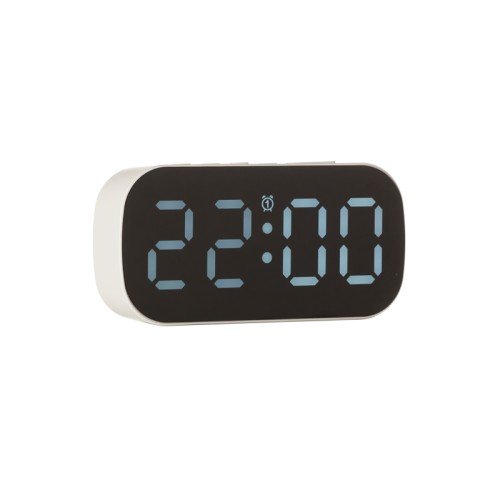 Osio Ψηφιακό ξυπνητήρι OCA-3015B με ένδειξη θερμοκρασίας και ημερομηνίας, 'Ασπρο