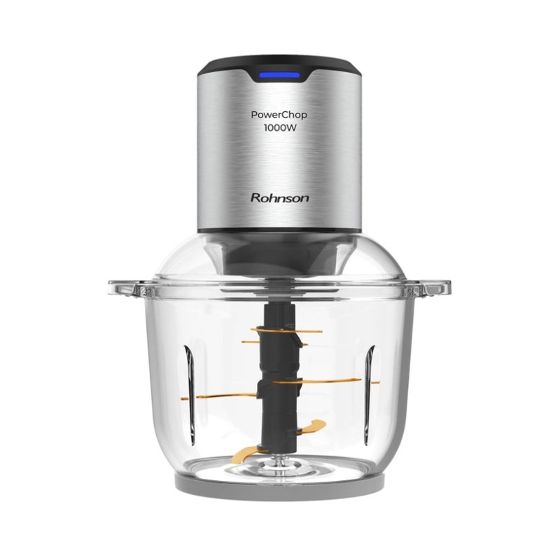 Rohnson Πολυκόπτης Multi R-5111 PowerChop 1000W με Δοχείο 2lt Γκρι