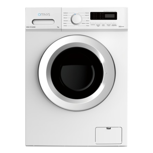 Omnys Πλυντήριο Ρούχων WNM-7014AINS 7kg με Τεχνολογία Ατμού 1400 Στροφών BLDC Inverter Slim