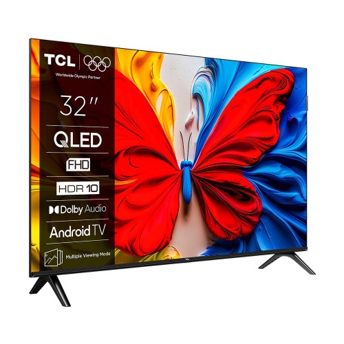 TCL Τηλεόραση Smart QLED 32S5K Android FullHD 32''