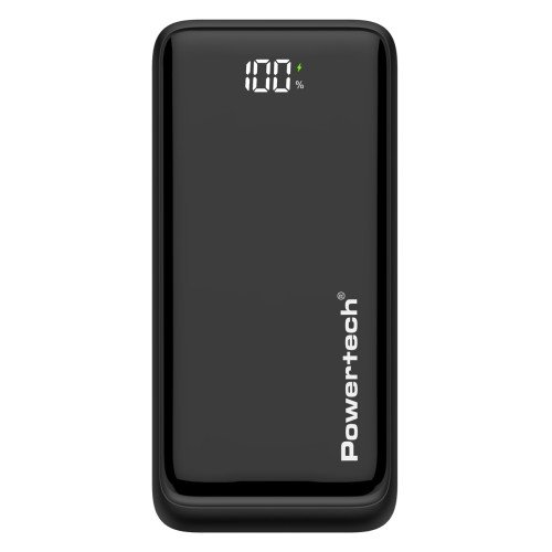 Powertech PowerBank PT-1327 με οθόνη, 20000mAh, 22.5W, μαύρο