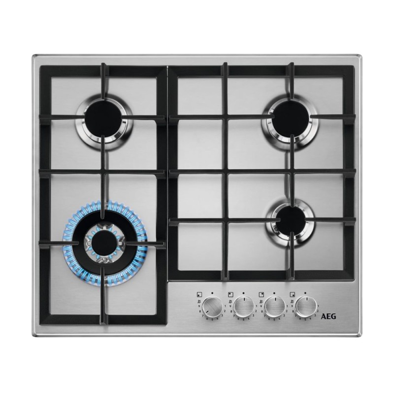 AEG Εντοιχιζόμενη Εστία Αερίου HGB64420SM Αυτόνομη