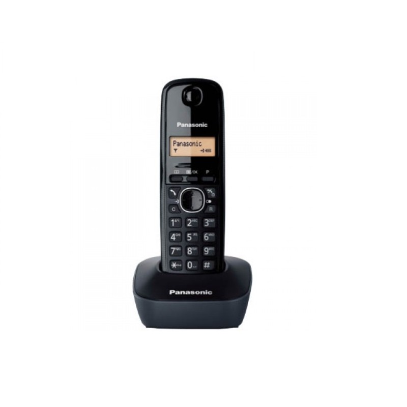 Panasonic Ασύρματο Τηλέφωνο KX-TG1611GRH (Black)