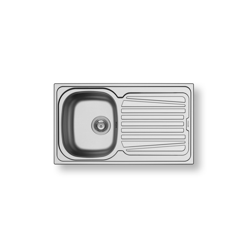 Pyramis Νεροχύτης Sparta (86X50) 1B 1D Αντιστρεφόμενος Λείος Ένθετος 100129801