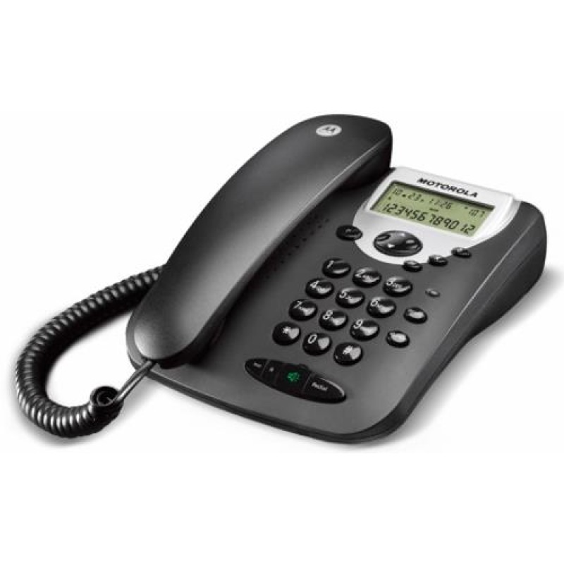 Motorola Τηλέφωνο Ενσύρματο CT2 (14587-9214) Black