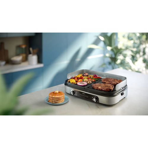 Philips Ηλεκτρική Ψησταριά BBQ HD6222/90 2400W με Ρυθμιζόμενο Θερμοστάτη