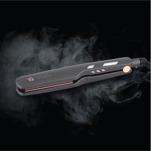 IQ Ισιωτικό Μαλλιών Ατμού HD-1283 Steamy Πρέσα Μαλλιών με Ατμό και Κεραμικές Πλάκες 45W