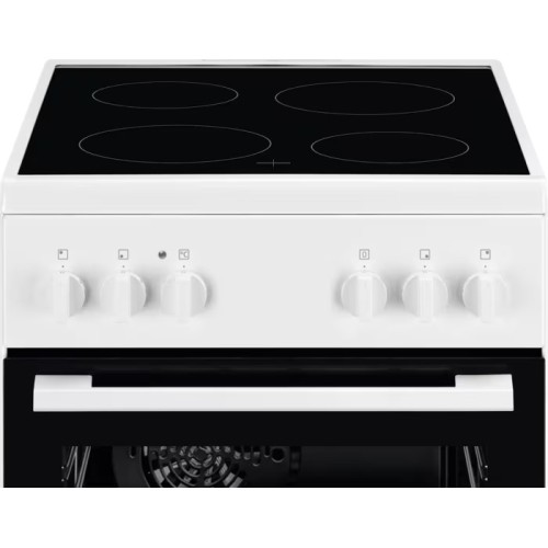 Electrolux Κεραμική Κουζίνα LKR520001W Λευκή