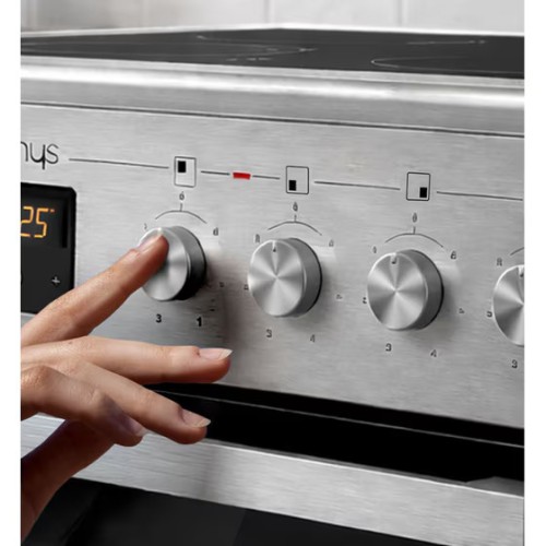 Omnys Κεραμική Κουζίνα EC6809DPIN 80Lt Inox