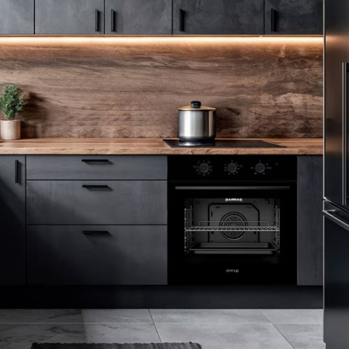 Omnys Κεραμική Κουζίνα EC6809DPIN 80Lt Inox