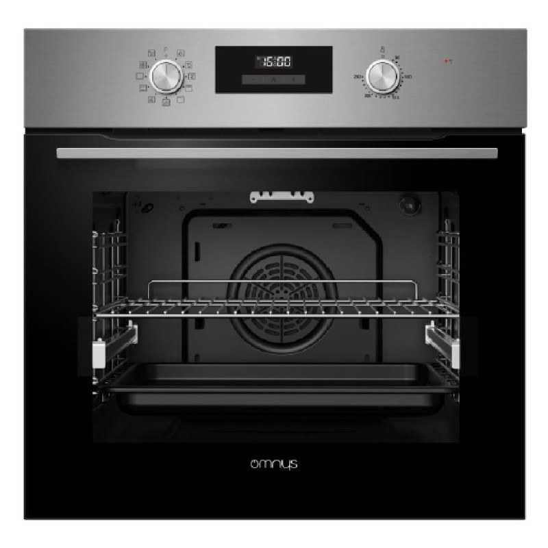 Omnys Εντοιχιζόμενος Φούρνος Ανω Πάγκου OV7011DPIN 70Lt Inox