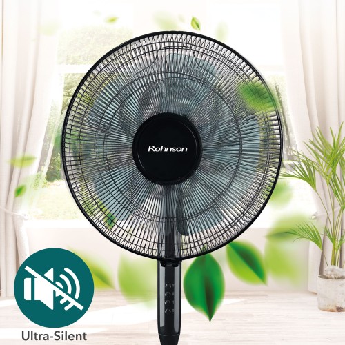 Rohnson Ανεμιστήρας Ορθοστάτης R-8115 40εκ. Μαύρος