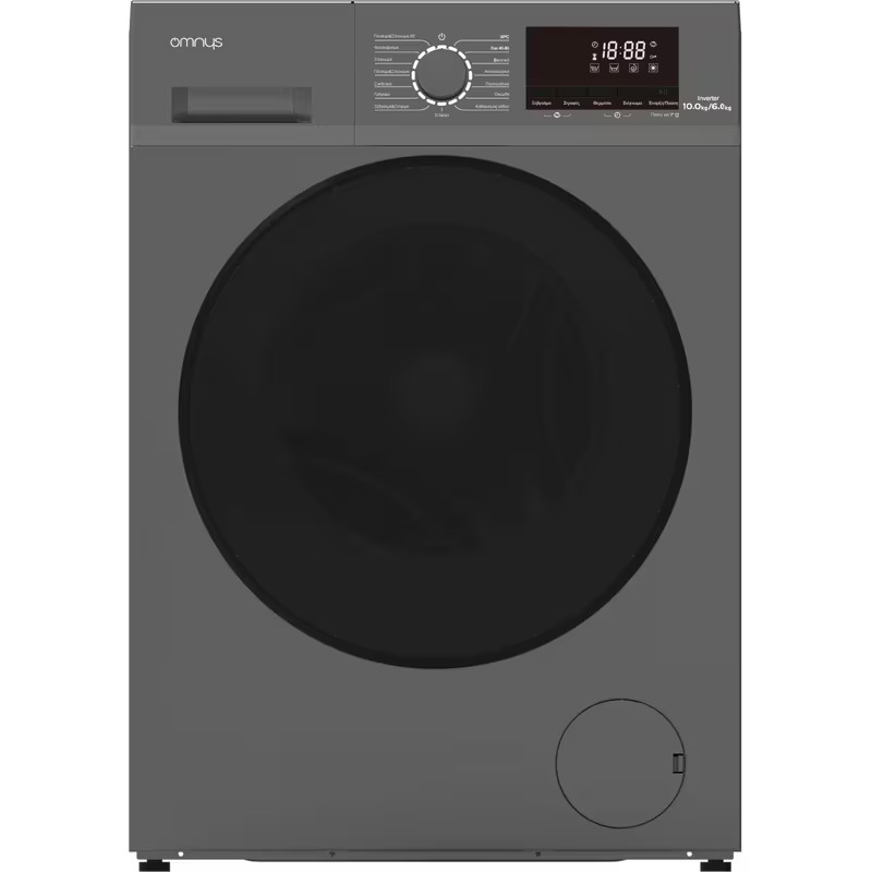 Omnys Πλυντήριο-Στεγνωτήριο WD-10W6DGR (10kg/6kg 1400rpm) Γκρι