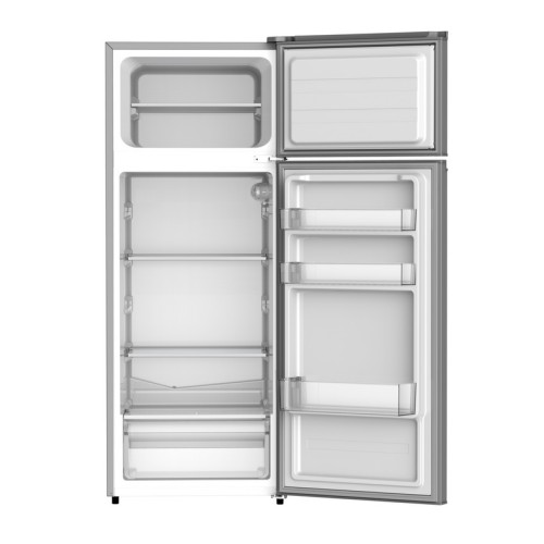 United Ψυγείο Δίπορτο UDS-1438E 210lt Υ143xΠ55xΒ55 εκ. Inox