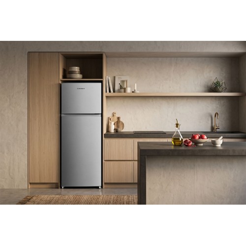 Morris Δίπορτο Ψυγείο T72205DTD 204lt Υ143xΠ55xΒ55εκ. Inox