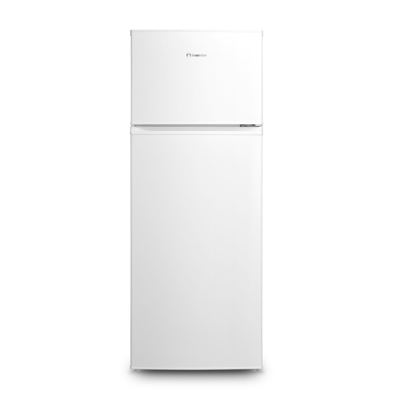 Inventor Δίπορτο Ψυγείο DP1430WEL 204Lt Υ143xΠ55xΒ55εκ. Λευκό