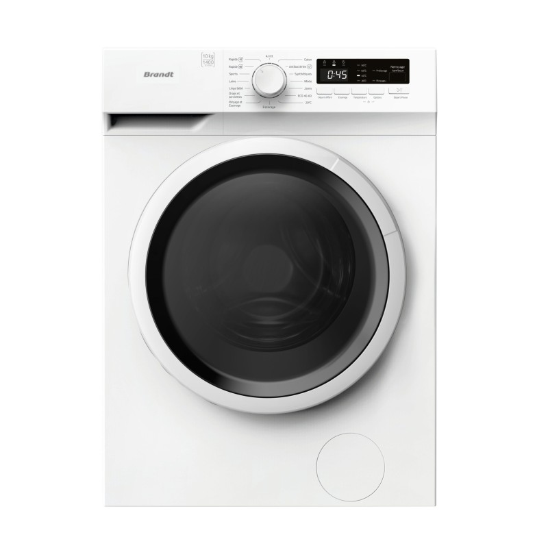 Brandt Πλυντήριο Ρούχων WFB503QWG 10kg 1400 Στροφών