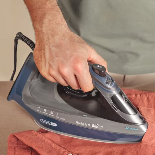 Braun Σίδερο Ατμού TexStyle 9 SI9682 3200W Μπλε