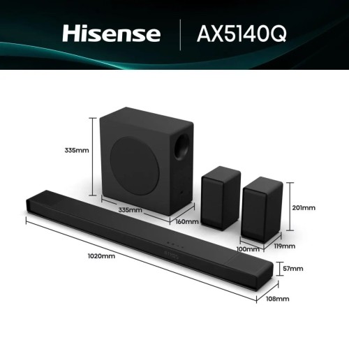 Hisense Soundbar AX5140Q 5.1.4CH