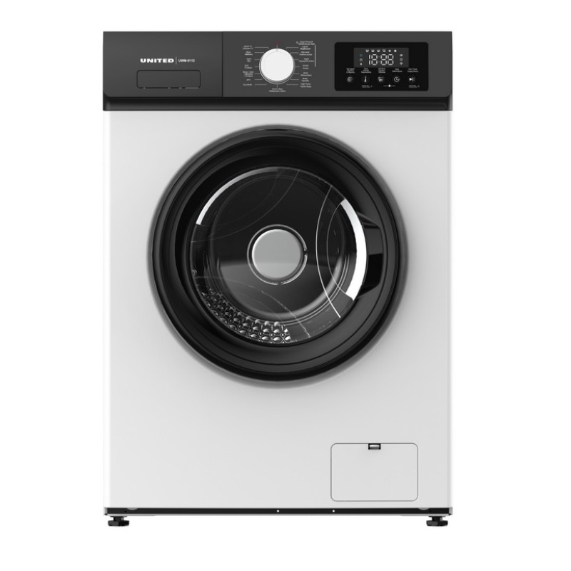 United Πλυντήριο Ρούχων UWM-6112 6kg 1200 Στροφων Α