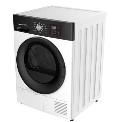United Στεγνωτήριο Ρούχων UTD-9601 9kg με Αντλία θερμότητας
