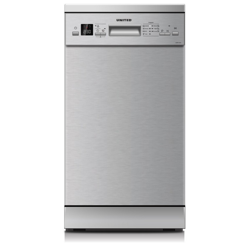 United Πλυντήριο Πιάτων DWU-10451FSI για 10 Σερβίτσια Π44,5xY84,5εκ Inox