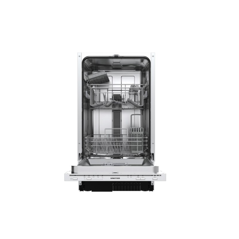 United Εντοιχιζόμενο Πλυντήριο Πιάτων DWU-10452BI για 10 Σερβίτσια Π45xY82εκ