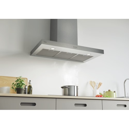 Candy Απορροφητήρας Καμινάδα CMB955X 90cm Inox