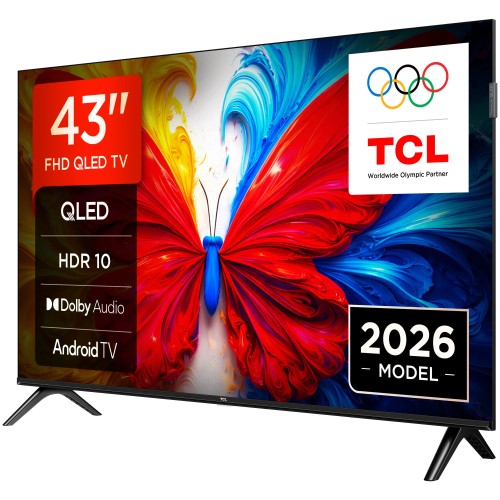TCL Τηλεόραση Smart 43S5L Full HD QLED 43''