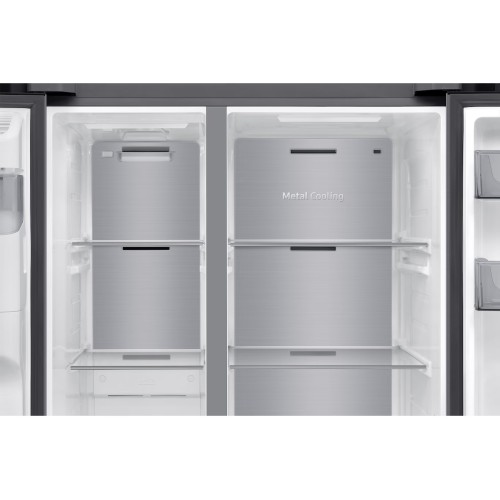 Samsung Ψυγείο Ντουλάπα RS70F64KETEF 640lt Υ178.4xΠ91.2xΒ72.6cm Inox