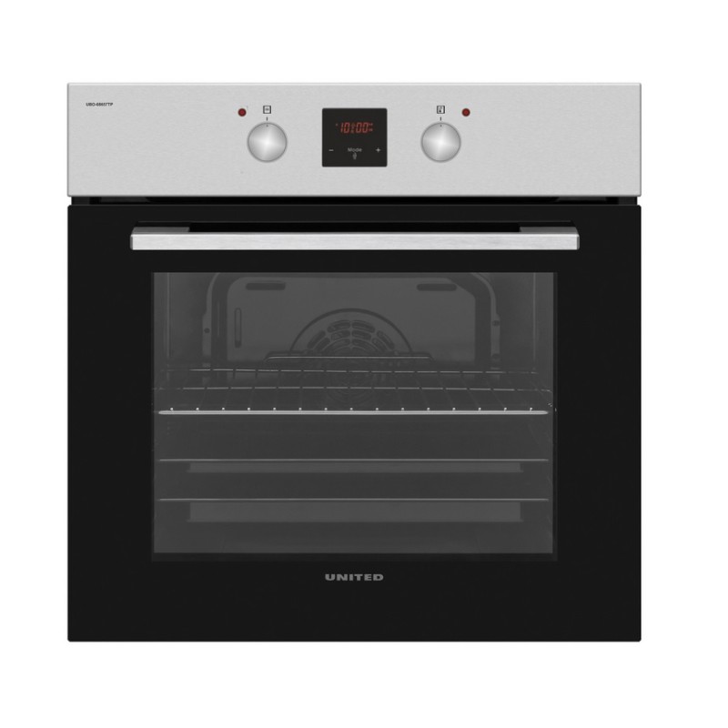 United Εντοιχιζόμενος Φούρνος Ανω Πάγκου UBO-68657TP 69lt Inox