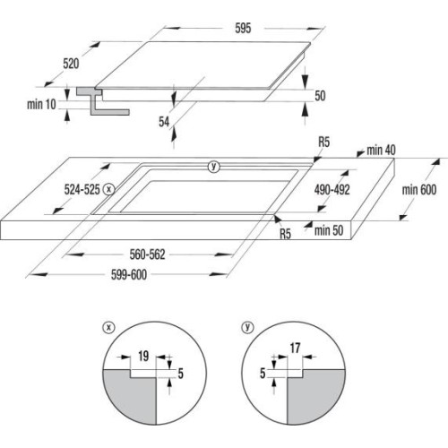 Hisense Αυτόνομη Επαγωγική Εστία HI6442BSCWF 60cm