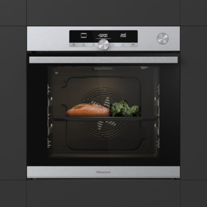 Hisense Εντοιχιζόμενος Φούρνος Ανω Πάγκου BSA66334PX 77lt