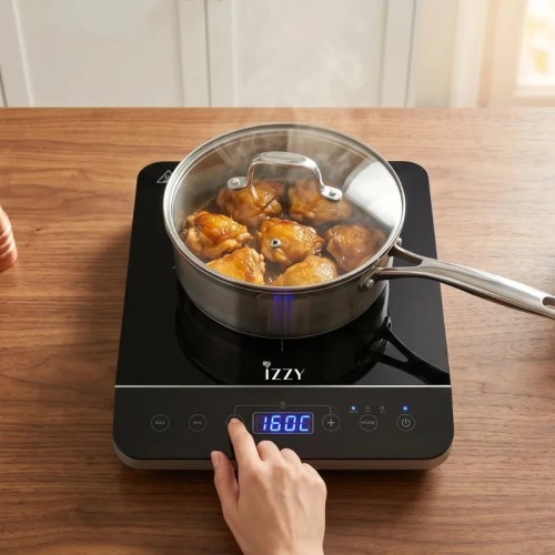 Izzy Επαγωγική Εστία Μονή IZ-1204 2000W 225317