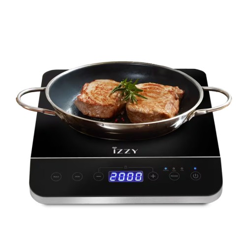 Izzy Επαγωγική Εστία Μονή IZ-1204 2000W 225317