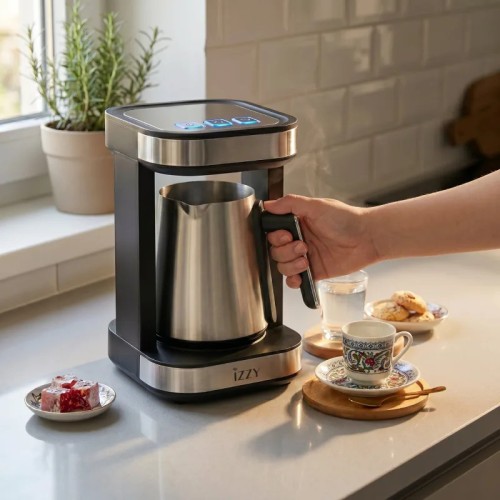 Izzy Μηχανή Ελληνικού Καφέ BRIKATO IZ-3104 Inox 225321
