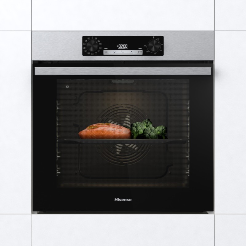 Hisense Εντοιχιζόμενος Φούρνος Ανω Πάγκου BI64211PX 77lt