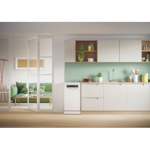 Candy Πλυντήριο Πιάτων CF0C7SB0FW για 10 Σερβίτσια Π44,8xY84,6εκ. Λευκό