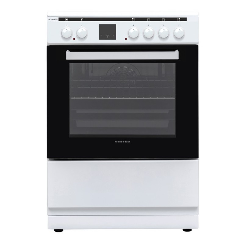 United Κεραμική Κουζίνα UFV-68287TP Λευκή