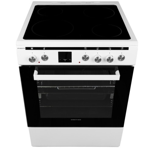 United Κεραμική Κουζίνα UFV-68287TP Λευκή