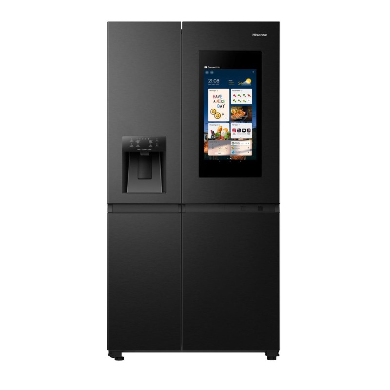 Hisense Ψυγείο Ντουλάπα RS9P628GPFE 614lt Υ179xΠ91xΒ73εκ. Μαύρο