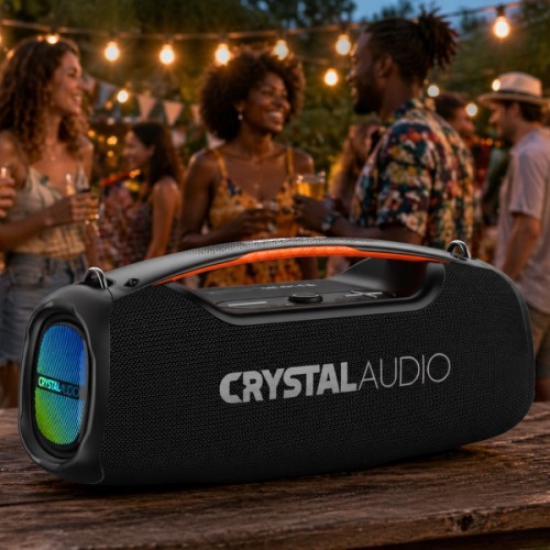 Crystal Audio Φορητό Ηχείο Bluetooth Groove 100 ΒΤ Black
