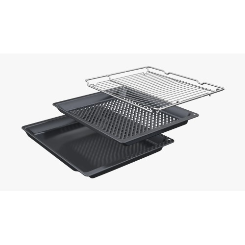 Bosch Εντοιχιζόμενος Φούρνος Ανω Πάγκου HBG536ES4 71Lt Inox