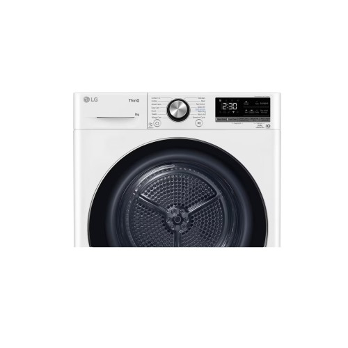 LG Στεγνωτήριο Ρούχων RH80V9AV2N 8Kg Υβριδικό με Αντλία Θερμότητας