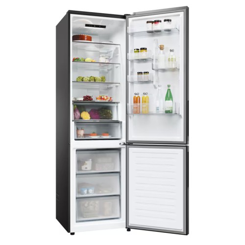 Candy Ψυγειοκαταψύκτης CNCQ4T620EB 409lt NoFrost Υ205xΠ59.5xΒ66.7εκ. Μαύρος