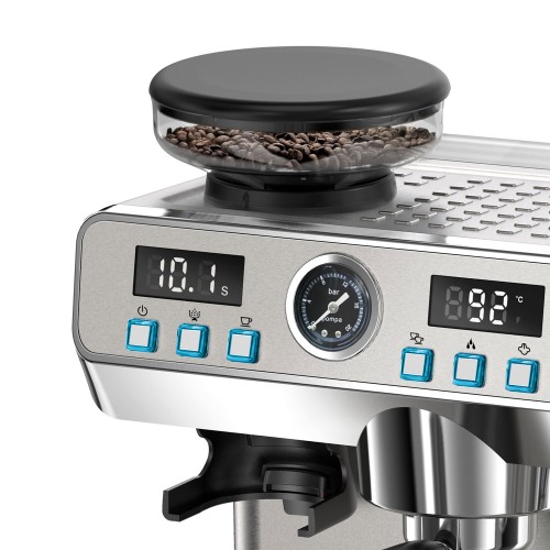 Rohnson Μηχανή Espresso R-98150 με Μύλο Άλεσης 20bar 1258W