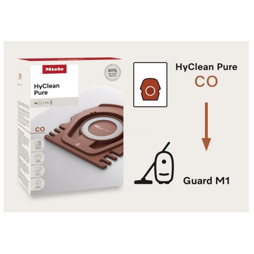 Miele Σακούλες & φίλτρο ηλεκτρικής σκούπας HyClean Pure 4τμχ.