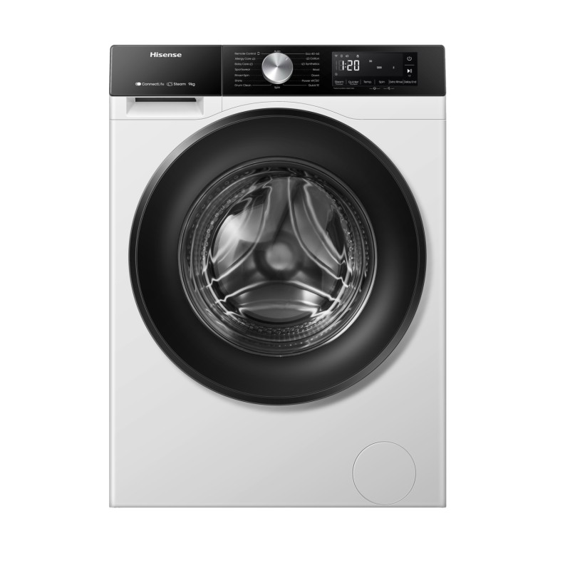 Hisense Πλυντήριο Ρούχων WF3S9043BW3 (9kg 1400 A)