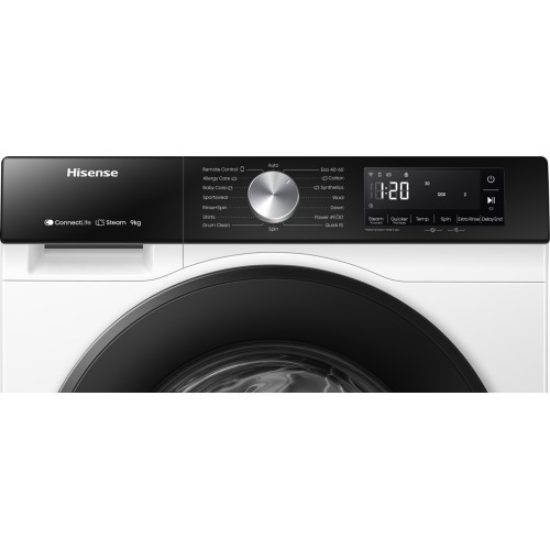 Hisense Πλυντήριο Ρούχων WF3S9043BW3 (9kg 1400 A)