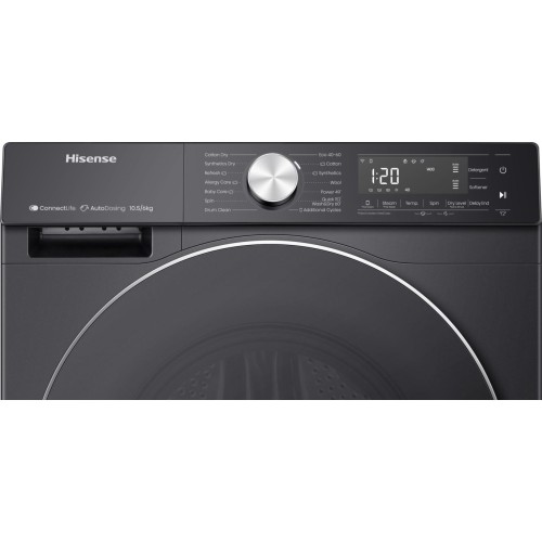 Hisense Πλυντήριο-Στεγνωτήριο WD5S1045BB (10,5kg/6kg 1400rpm)